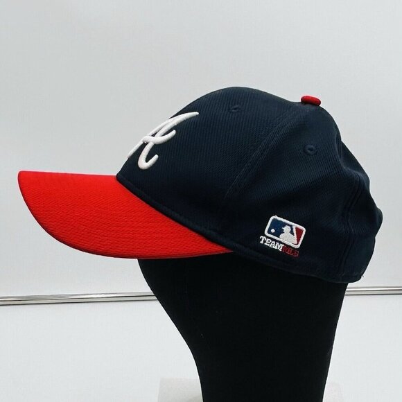 Atlanta Braves OC Sports Team MLB Adjustable Hat Cap Adult One-Size Navy - Picture 3 of 9